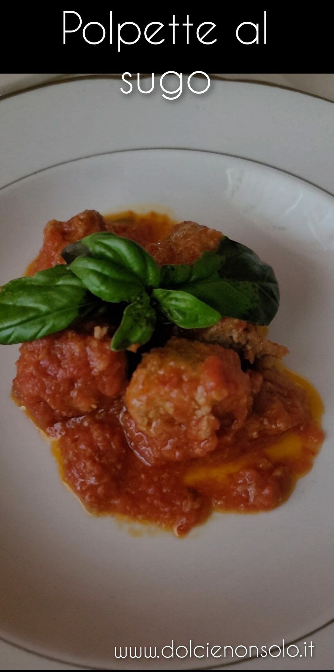 polpette di carne al sugo