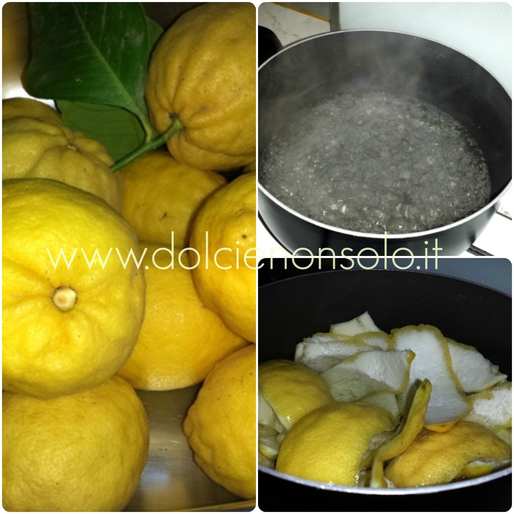 limoni ed acqua e zucchero