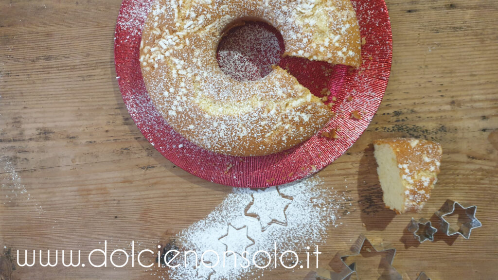 ciambella semplice alla vaniglia